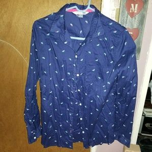 Old Navy Watermelon Women's L Button up Shirt